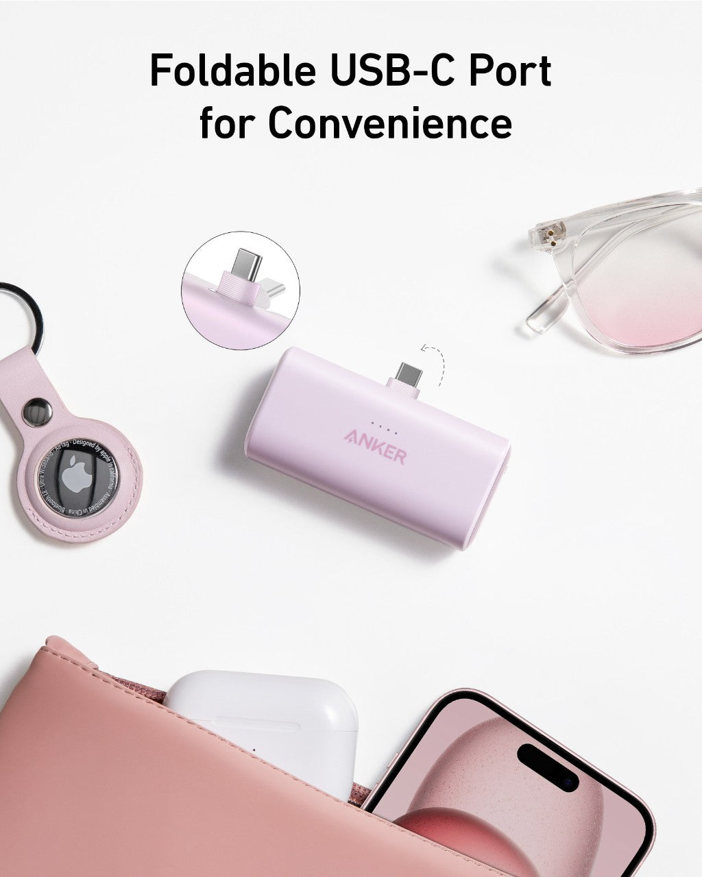 Anker Nano Power Bank 5,000mAh – 22.5W USB-C Portable Charger